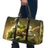 Grinchy smile and dancing rabbit 3d travel bag