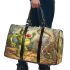 Grinchy smile and dancing skeleton king 3d travel bag