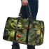 Grinchy smile and dancing skeleton king 3d travel bag