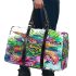 Happy turtle with colorful mandala patterns 3d travel bag