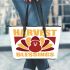 Harvest blessings Leather Tote Bag