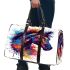 Horse head brush strokes 3d travel bag