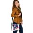 Horse head with a splash of color shoulder handbag