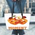 I'm thankful for every moment Leather Tote Bag