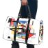 Incorporating geometric shapes and contrasting colors 3d travel bag