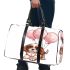 King charles spaniel dog holding pink balloons 3d travel bag