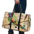 Lines to create patterns around parrot itself 3d travel bag