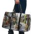 Longhaired British Cat in Fairy Tale Villages 1 3D Travel Bag