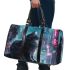 Longhaired British Cat in Futuristic Cyberpunk Cities 1 3D Travel Bag