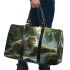 Longhaired British Cat in Mythical Waterfalls 2 3D Travel Bag
