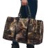 Longhaired British Cat in Steampunk Gardens 1 3D Travel Bag
