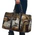Longhaired British Cat in Timeless Libraries 1 3D Travel Bag
