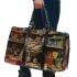 Longhaired British Cat in Whimsical Toy Shops 1 3D Travel Bag