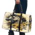 Majestic horse with flowing mane adorned in sunflowers 3d travel bag