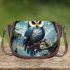 Majestic owl in blooming forest Saddle Bags for Women: Perfect Gift for Girlfriend, Wife, Daughter