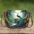 Majestic peacock in enchanted forest Saddle Bags for Women: Perfect Gift for Girlfriend, Wife, Daughter