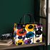 Flowers in the style of marano electronic music Small Handbag, Totes, Crossbody, Purse: Bag Gift Idea for Girlfriend, Sitter, Birthday, Women ,Daughter, Mama, Ladies