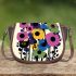 Flowers of marano k electronic music 22 Saddle Bag, Totes, Crossbody, Purse: Bag Gift Idea for Girlfriend, Sitter, Birthday, Women ,Daughter, Mama, Ladies