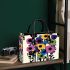 Flowers in the style of marano electronic music Small Handbag, Totes, Crossbody, Purse: Bag Gift Idea for Girlfriend, Sitter, Birthday, Women ,Daughter, Mama, Ladies