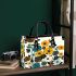 Flowers in the style of marano k electronic music Small Handbag, Totes, Crossbody, Purse: Bag Gift Idea for Girlfriend, Sitter, Birthday, Women ,Daughter, Mama, Ladies