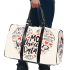 Markings strong heart with mother's day travel bag