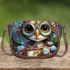 Mechanical owl in enchanted forest Saddle Bags for Women: Perfect Gift for Girlfriend, Wife, Daughter