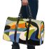 Minimal and dynamic abstract painting 3d travel bag