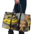 Monkey and yellow grinchy smile toothless like 3d travel bag