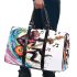 Monkey surfing with electric guitar and headphones 3d travel bag