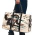 Monkey wearing sunglasses surfing with coconuts 3d travel bag