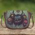 monsters smile with dream catcher Saddle Bag