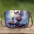 Moonlit owl in winter woods Saddle Bags for Women: Perfect Gift for Girlfriend, Wife, Daughter