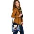 Moonlit Owl in Winter Woods Shoulder Handbag