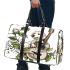 music note and guitar and rose with green leaf and dog 2 Travel Bag