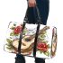 music note and guitar and roses with green leaf and pigs sing 2 Travel Bag