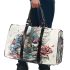 Music notes and guitar and roses and beta fish 4 Travel Bag