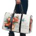 Music notes and violin and rose with dragonfly colorfull 2 Travel Bag