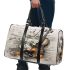 Musical notes and violin and orchid and goldfish Travel Bag