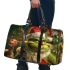 Navy grinchy smile and dancing santaclaus 3d travel bag