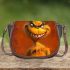 orange grinchy smile show he big only 3D Saddle Bag Saddle Bag