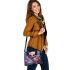 Owl in Moonlit Blossom Night Shoulder Handbag