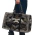 Panda in steampunk style with top hat 3d travel bag