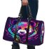 Panda with colorful smoke 3d travel bag