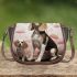 Paws and parasols Saddle Bags for Women: Perfect Gift for Girlfriend, Wife, Daughter