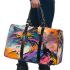 Persian Cat in Abstract Artworks 6 3D Travel Bag