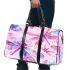 Pink dragonfly pattern vibrant watercolor 3d travel bag