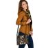 Pitbul smile with dream catcher shoulder handbag