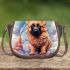 Playful pup in the water Saddle Bags for Women: Perfect Gift for Girlfriend, Wife, Daughter