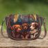 Puddle dogs and dream catcher saddle bag