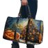 Pumpkin grinchy smile and christmas tree 3d 3d travel bag